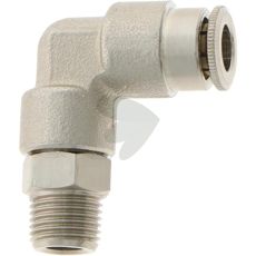 Swivel joint with plug connection, brass 7.5 mm
