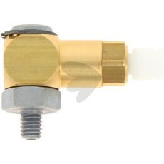 Swivel joint with plug connection, brass 7.5 mm