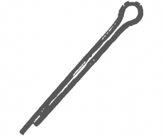 Spring 2 x 20 mm, steel