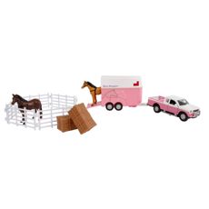 Mitsubishi with horse trailer and accessories