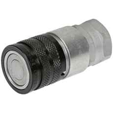Flat-Face Coupling Female 3/8 Bsp With Eliminator