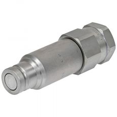 FLAT-FACE COUPLING Male 1/2 BSP WITH ELIMINATOR