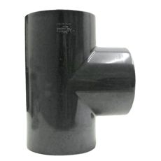 T-piece with 3x internal thread, PVC-U