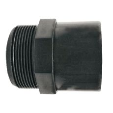 Socket with Socket x External Thread, PVC-U