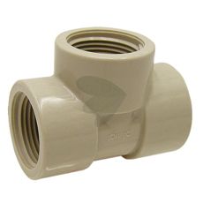 T-piece with 3x internal thread, PP