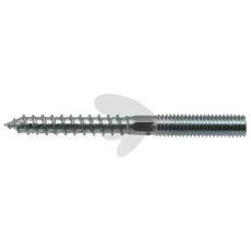 Double-threaded screw M8x80mm