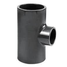 T-piece with Reducing Nipple, 3x socket, PVC-U
