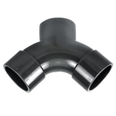 Y-piece with Bend, PVC-U