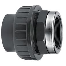 Screw coupling with 1x internal thread and 1x adhesive sleeve
