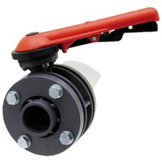 Non-return valve with 2x adhesive sleeve (PVC-U) 200m