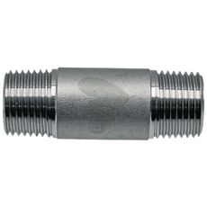 Pipe nipple with 2x external thread