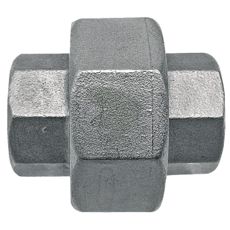 3/3 conical screw coupling with 2x internal thread