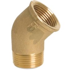 45-degree angle with 1x female and 1x male thread
