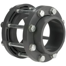 Assembly set for non-return valve, PVC-U
