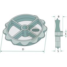 Cambridge ring D (mm) 550 S (mm) 96 441750