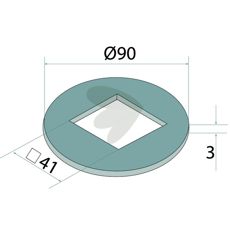 Adjusting washer - 13550000