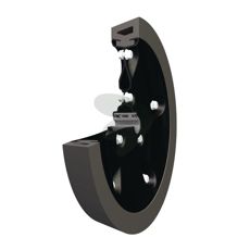Wheel compl. 350x50mm 16x44mm LO