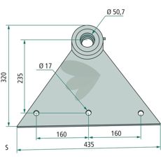 Intermediate bearing complete