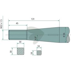 Ball spear tapered nut Schffer, Fendt M22X1.5
