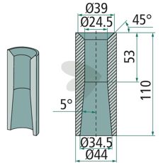 Weld bushing - 55905