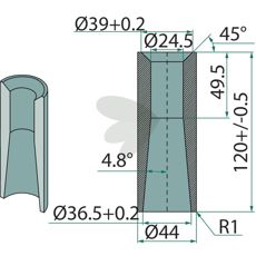 Weld bushing - 54761