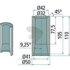 Weld bushing