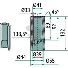 Weld bushing - 56036
