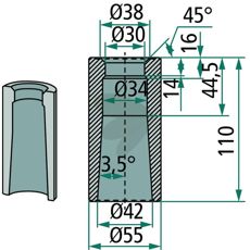 Weld bushing