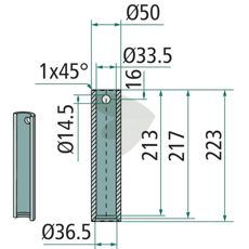 Welding bushing - 56046