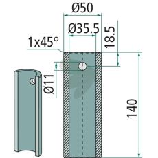 Welding bushing