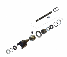 Front Axle Drive Shaft Kit New Holland - 48160664