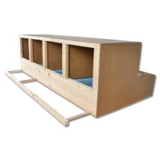 Nesting box 4 compartments rear retrieval