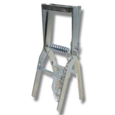 Gopher and mole trap galvanized