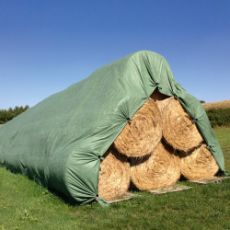 Bale covering sheet PolyTex 130 g/m 9.8 x 12.5 m green
