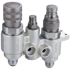 Flat-Face Quick Coupling Block 3/4" 4Bd Faster