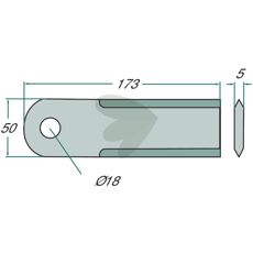 Knife Straw Chopper 25-pack - Z42176