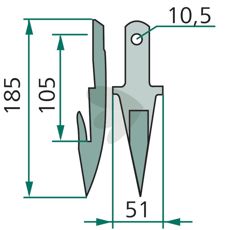 Finger Intermediate cut