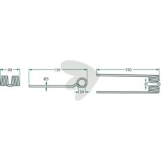 Pick-up spring pins - 02-049217