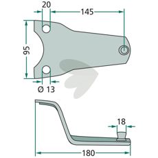 Blade holder - 111210