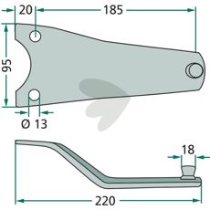 Blade holder - 111260