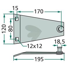 Blade holder - 1115430