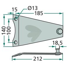 Blade holder - 3279-527A