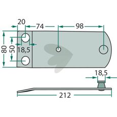 Blade holder 105.0709.00