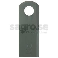 Mower Blade left 129x48 hole 21mm