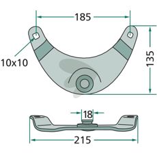 Blade holder 139981.0, 139981.5, 139981.7