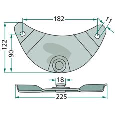 Blade holder 145623.6, 145623.1