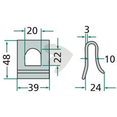 Clamp piece 153032.0
