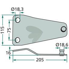 Blade holder - 153784408