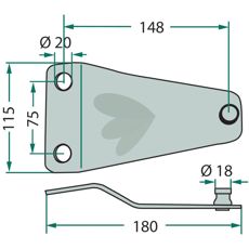 Blade holder - 155177104