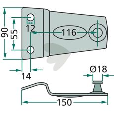 Blade holder - 16501922